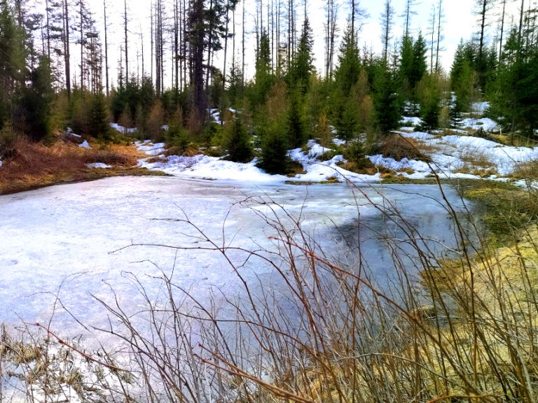 cierne pleso tatry zima